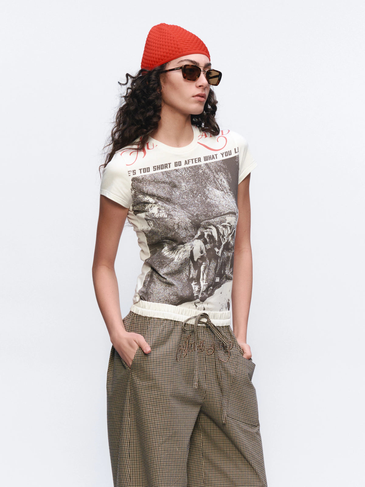 Graphic Cropped T-Shirt — side