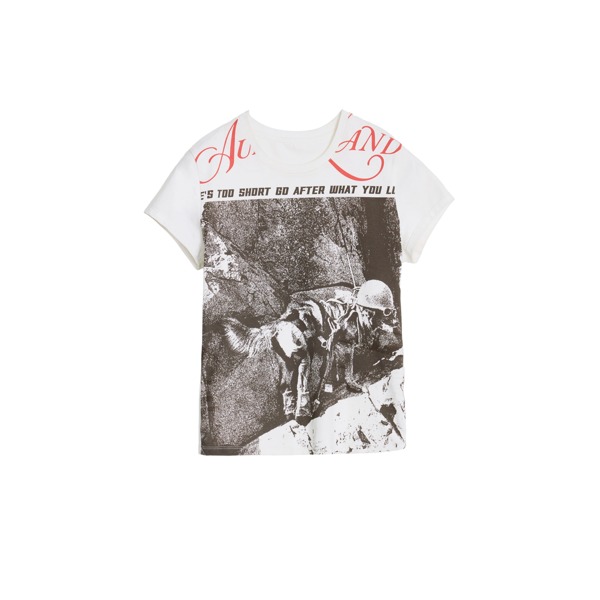 Graphic Cropped T-Shirt — product still life
