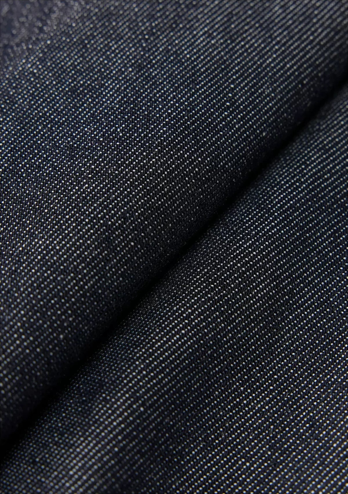 Drawstring-Hem Cropped Jeans - raw denim fabric texture