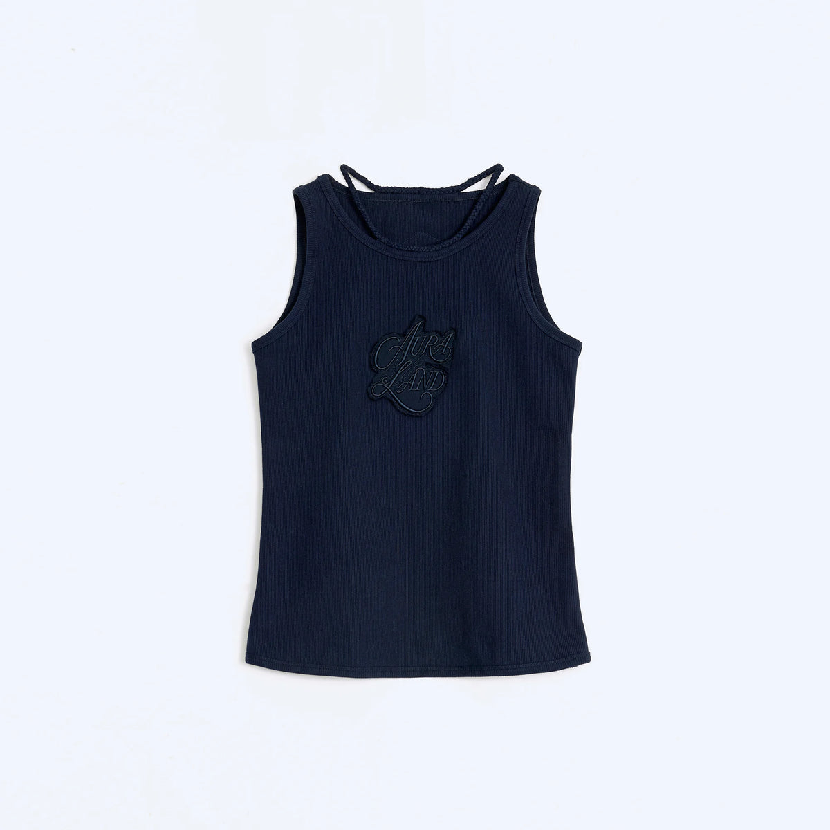 Cutout Logo Tank — product flat lay