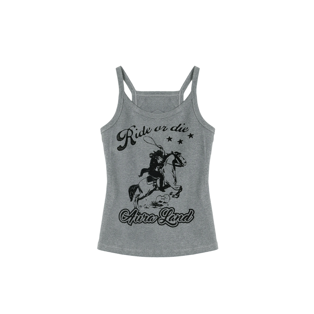 Western Graphic Tank — product still life