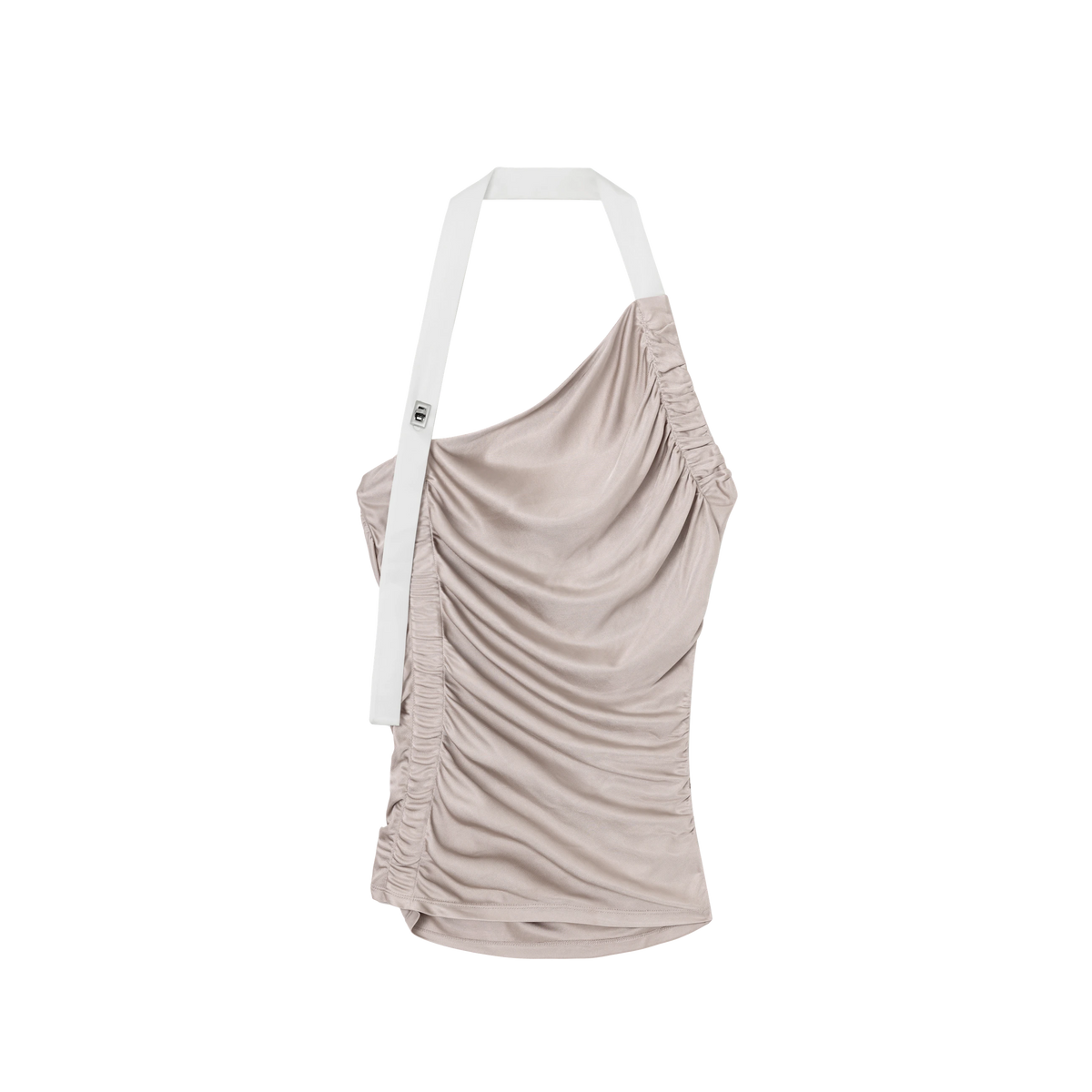 Ruched Halterneck Top — product still life