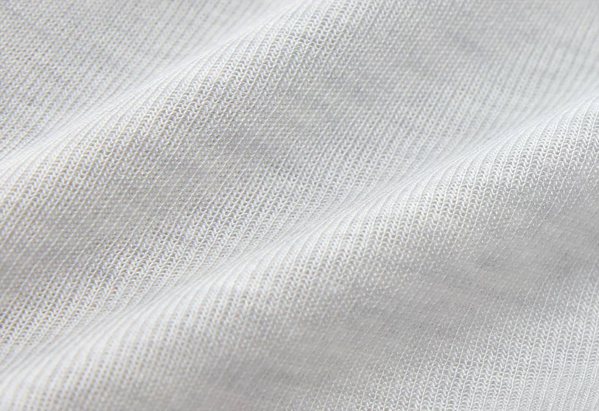 Contrast Lettuce-Trim Long-Sleeve Top - sheer fabric texture