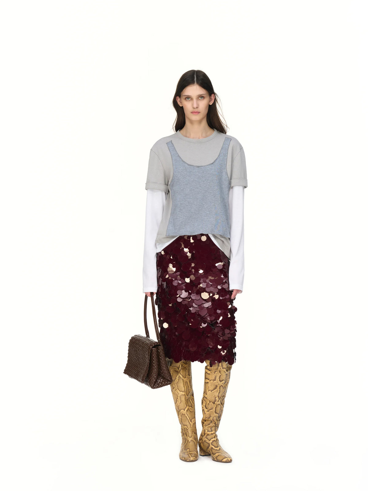 Layered Long-Sleeve T-Shirt - styling look